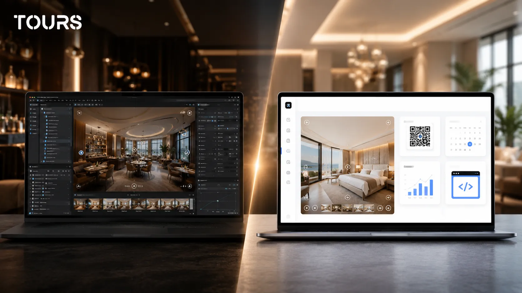 Comparação entre software de desktop para visitas virtuais e uma plataforma SaaS no browser