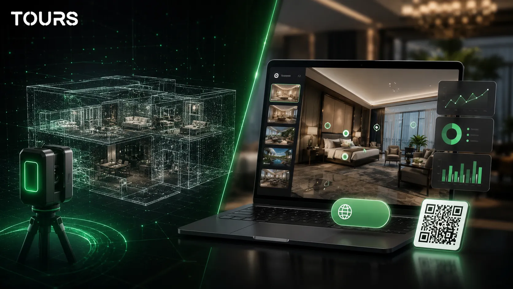 3D tarama ile etkileşimli 360 derece sanal tur arasındaki görsel karşılaştırma