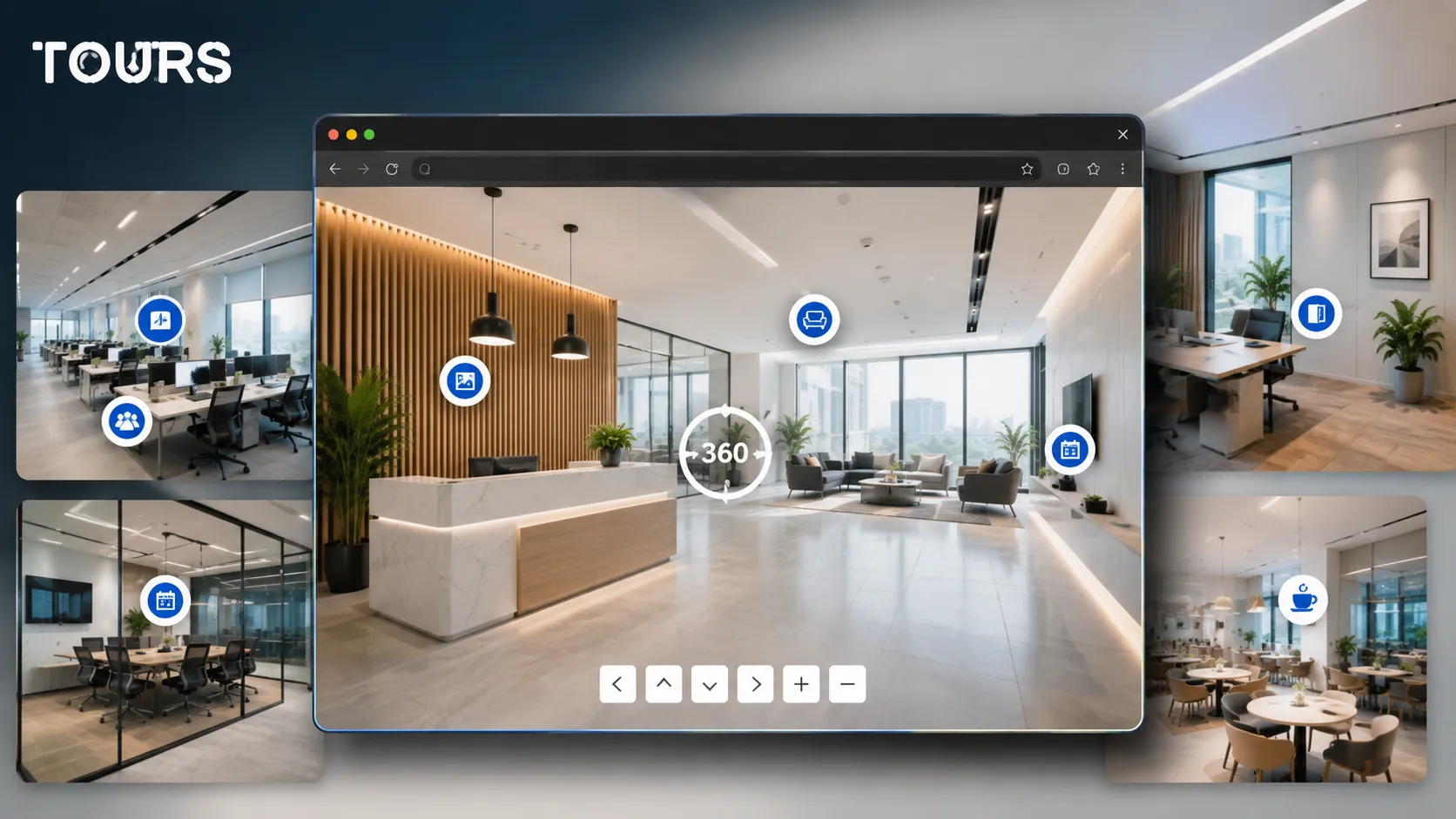 Office virtual tour: how to present the space before a viewing