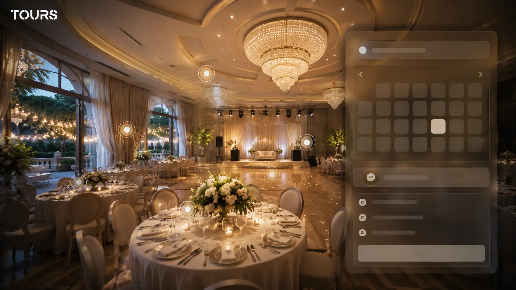 Event venue virtual tour: a 360 presentation that brings clearer inquiries